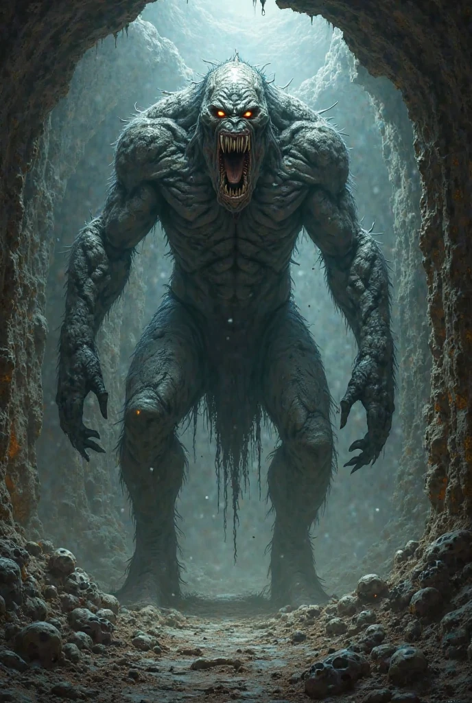 A monster with one eye kill humans 