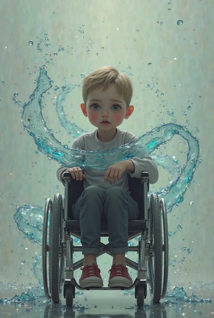. (A child, uma pintura hiperrealista, inspirada em Sam Spratt, vencedor do concurso da shutterstock, arte de choque, homem esculpindo-se em pedra, cracking glass through reality, arte em um estilo absurdista, devorando)