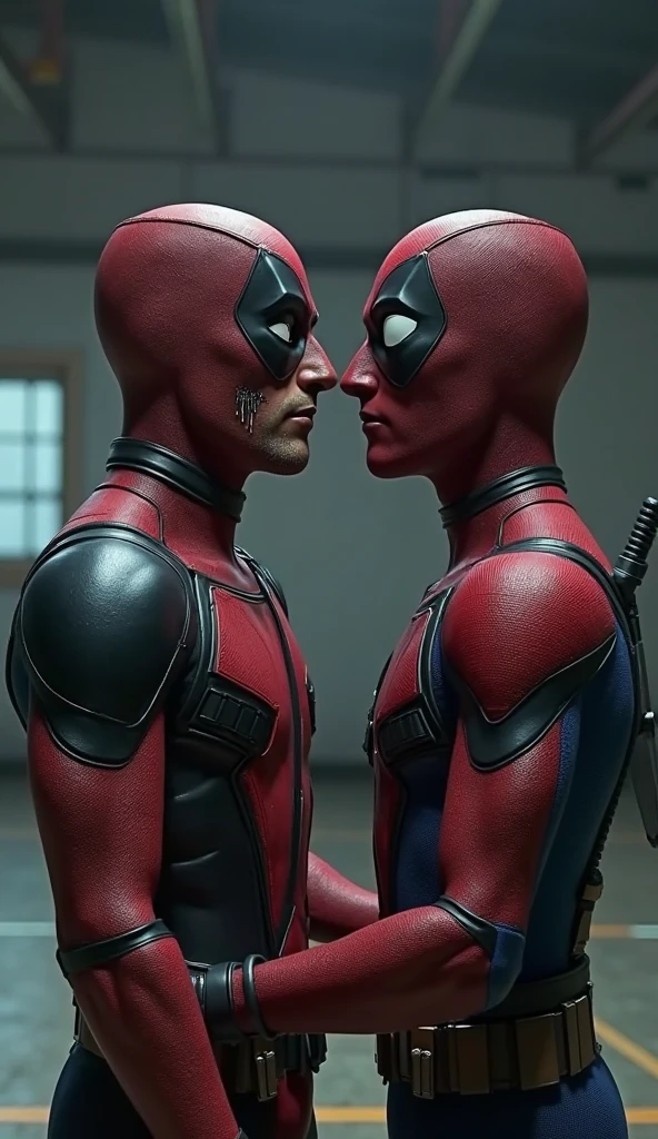 Trong phòng ngủ, deadpool and wrlverine take off their clothes and lie on the bed, deadpool took his cock to poke worlverine's ass and pushed hard,Deadpool's two arms hugged Wolverine's chest tightly., and wolverine's face was very happy and red, Sharp, Pretty, Không che,8,K