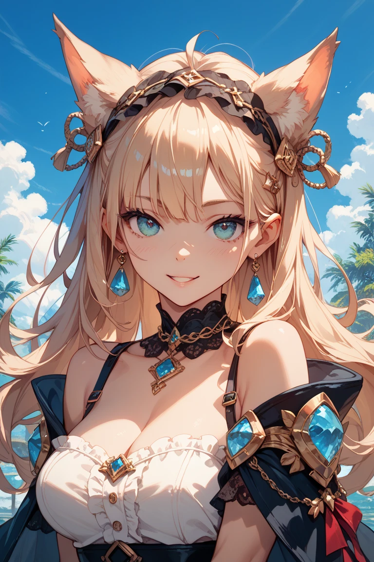 Movie angle、depth of fields、(Look at viewers)、(Right foreground:1)、(Standing photo:1)、)、 Cat Ears Girl, (独奏),(Yellow head hair),(de pele branca:1), (Curvaceous:1.2), (wide hips:1.1), Cat-eared girl, (Beautiful coastal background)、(Coast background:1.4)、(Coast background:1.4)、(bare shoulders、Yellow Micro Bikini)、(Yellow T-back panties:1.2)、sharp claws、Detailed corners、Green Choker、 (poneyTail、hairs between eyes)、(Yellow hair)、Blue eyes)、(flat breast:1.2)、 deadpan、Stunned、sleepy、 wakame、wakame、wakame、wakame、wakame、wakame、wakame、