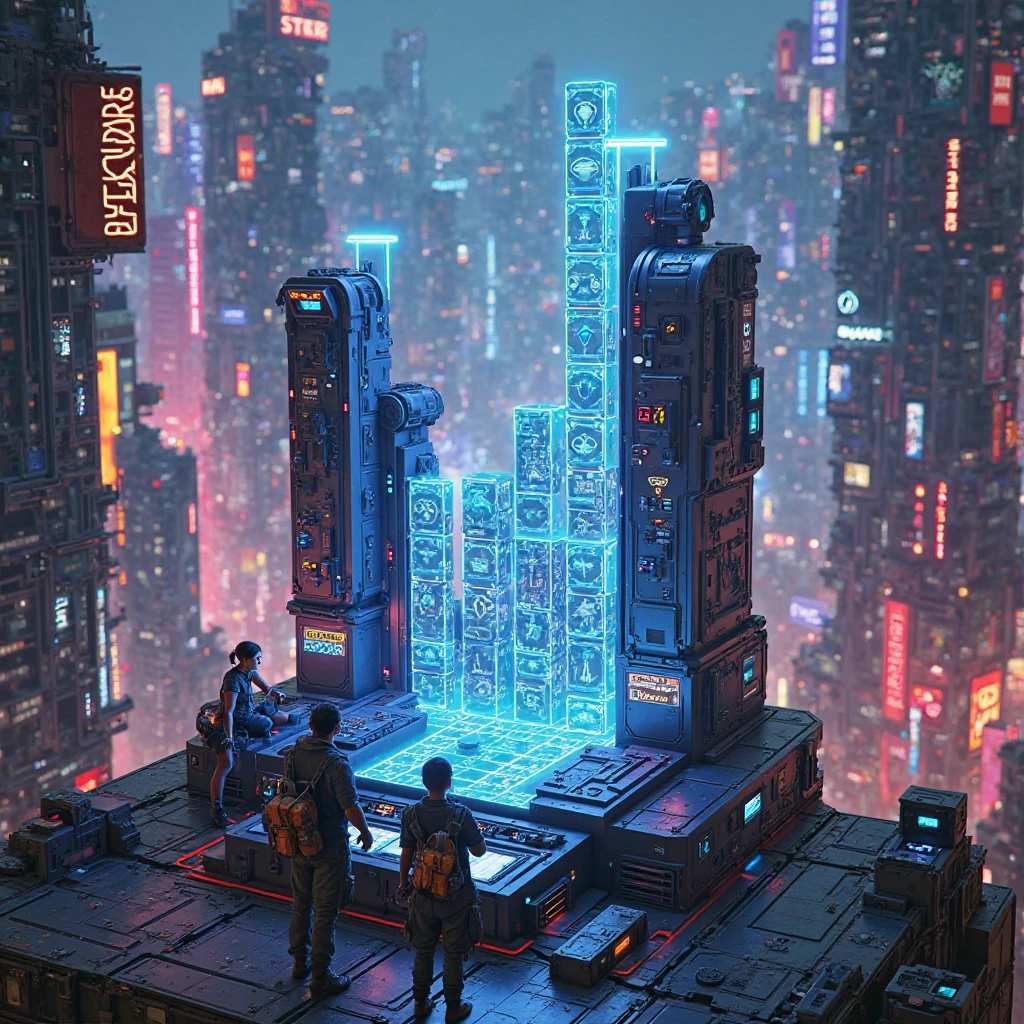 Cyberpunk female plagiarist immersed in digital theft, neon-lit alias within a vast online labyrinth, grotesque grunge brushing into surrealism, illuminated by kaleidoscopic volumetric light, a detailed masterpiece reminiscent of Moebius' distinctive style, deep focus, heightened depth field, psychedelic undertones amplified in a cinematic shot, aerial view of cyberpunk city at night, (1girl, solo), photo realistic, large-breast:1.4 D-cup slim body, cleavage:1.4, slim face, off broken mini sling-shirt and black sling bra, extremely short white pleated miniskirt, micro panty, (matrix style black micro sunglasses), (holding a short gun), half-body thigh level medium shot, cinematic lighting, ray tracing.