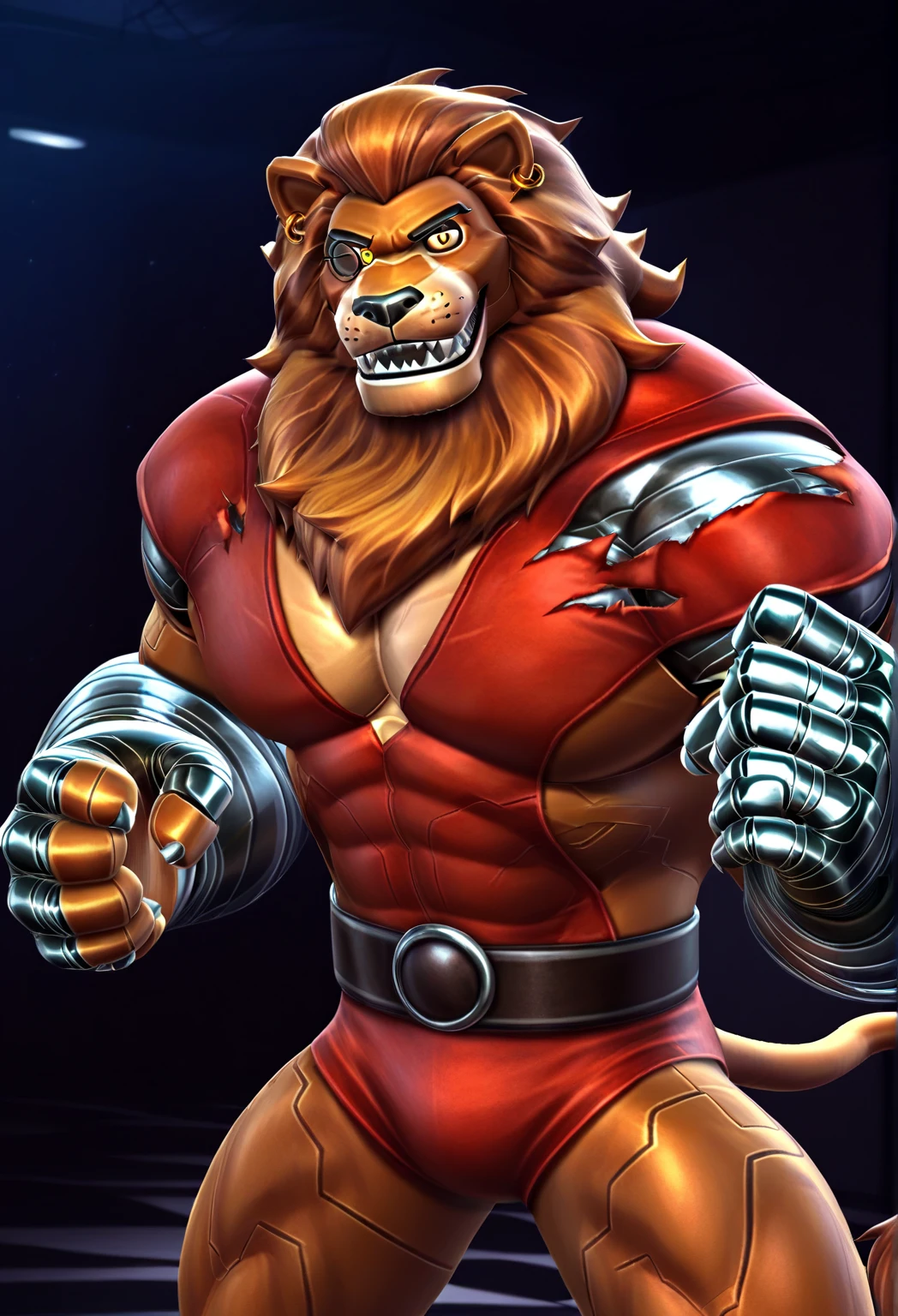 score_9, score_8_up, score_7_up, source_cartoon, g
g score_9, score_8_up, score_7_up, score_6_up, dynamic pose,masterpiece,anthro,solo, (Cornelius, Male, furry, Lion anthro, Medium muscular lion, no mane, brown, light brown lion, feline, long brown pony tail hair, lion ears, wearing tiny gold round glasses, , hands, standing, posing, good , arms, male , perfect , perfect body no defects, hands, 5 fingers, perfect hands, completely perfect body, 4k (Realistic eye details 1.2), fluffy fur, source anime, best quality, anthro, A muscular lion man with a strong build. He has a well-defined jawline and a serious expression. His fur is brown, pony tail long, and he has no mane., mature male, anthro, feline, animatronic, robot, good drawn sharp teeth, no blur, red body, claws,sharp teeth, gold tooth, gold (metal),shredded ears, animal ears,ear piercing,jewlery, white sclera, yellow eyes, male,countershade,fur,white sclera,tall male,hairy male,one hooked hand,muscular male,damaged body,black robotic legs,damaged pec,high angle,close up. Fnaf, Pizzeria background. by null-ghost, masterpiece, best quality , furry, wolf, Two tons of fur, ( black fur :0.8), Broad shoulders, Narrow waist, teeth, ghost, , hair, night, animatronic, robust body, friendly appearance, blue and white metallic fur, red vest, and gold accents, glowing eyes, warm smile, big dumb smile, Highly detailed, High Quality, Masterpiece, beautiful