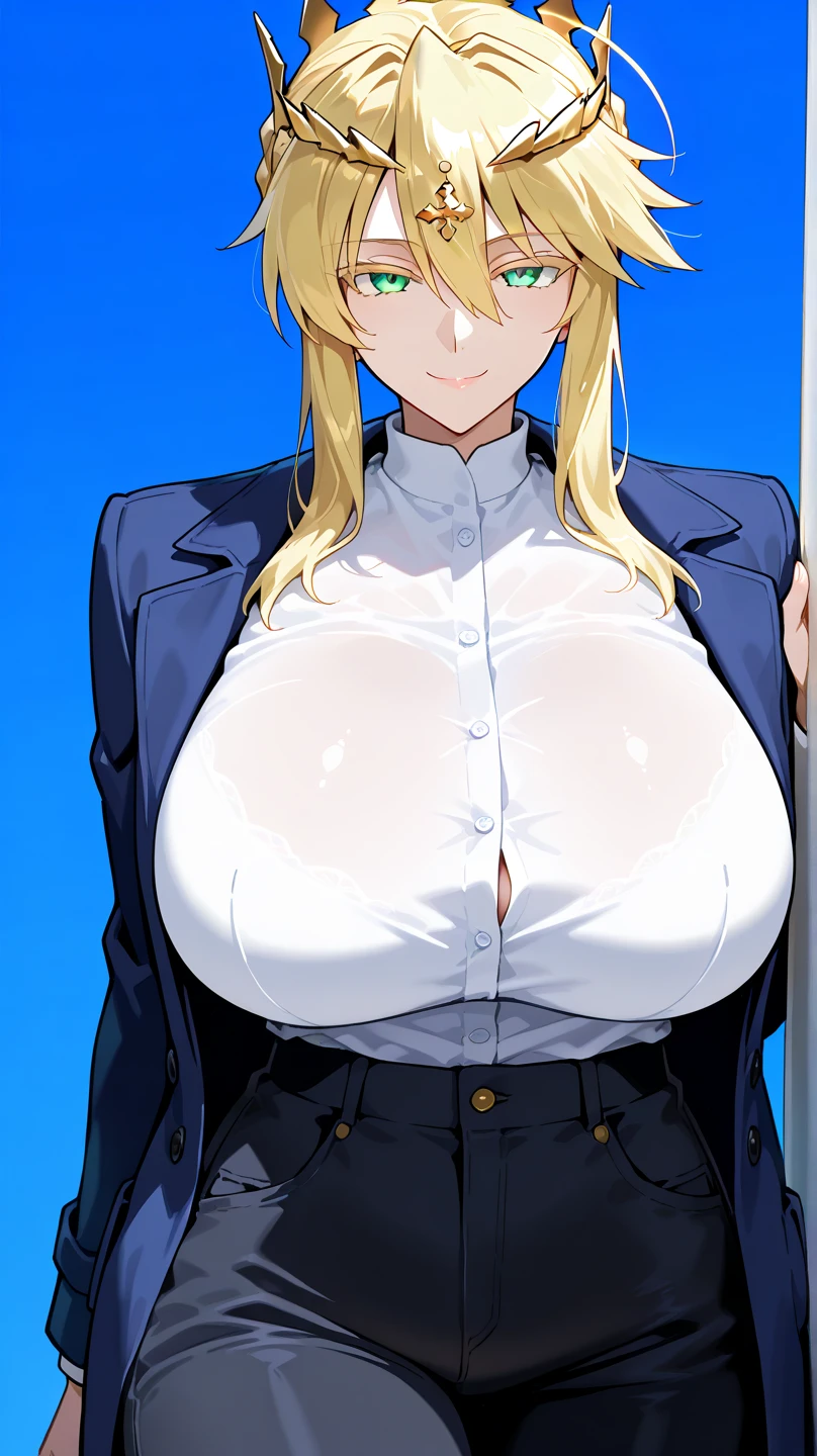 (Night:1.7), Japan, Tokyo, CityView, Before Window,
Standing at attention,(Upper_body:1.3),
White_shirt,long sleeves,Red pleated skirt, uniform,thighhighs,long sleeves,(belt:1.2),Red Tie,(Black_vest:1.3),
< <lora:Reika_Kitami_Bible_Black-KK77-V1:0.7>,
blonde hair,Short_hair,parted Bangs,blue eyes,Forehead,
1 girl, 20yo,mature female,Beautiful Finger,Beautiful long legs,Beautiful body,Beautiful Nose,Beautiful character design, perfect eyes, perfect face,
looking at viewer,girl in the center of the image,
NSFW,official art,extremely detailed CG unity 8k wallpaper, perfect lighting,Colorful, Bright_Front_face_Lighting,
(masterpiece:1.0),(best_quality:1.0), ultra high res,4K,ultra-detailed,
photography, 8K, HDR, highres, absurdres:1.2, Kodak portra 400, film grain, blurry background, bokeh:1.2, lens flare, (vibrant_color:1.2)
(Beautiful,Large_Breasts:1.2), (beautiful_face:1.5),(narrow_waist),