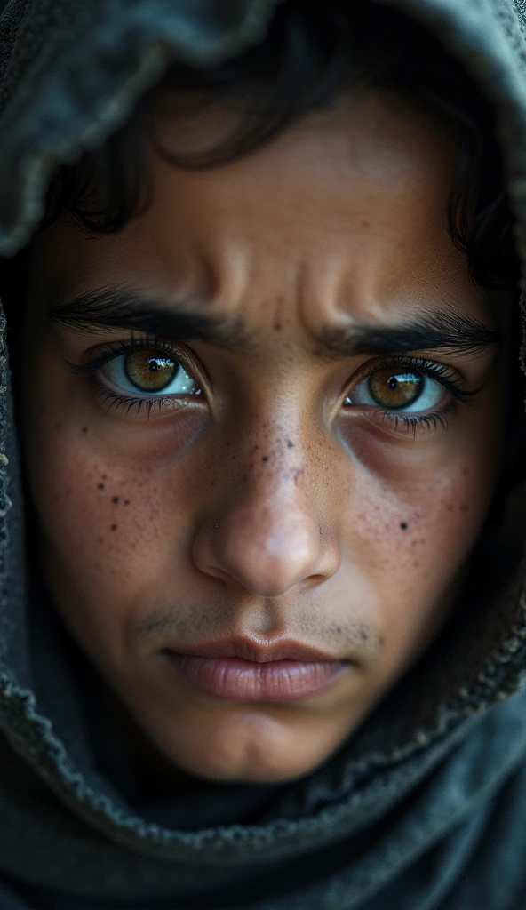1 curious African boy, cautious, protective of family, senses danger, detailed facial features, hyperrealistic, intricate background details, dramatic lighting, cinematic composition, moody color palette, atmospheric lighting, dark hazel eyes, caramel skin, charcoal pencil sketch, (best quality,4k,8k,highres,masterpiece:1.2),ultra-detailed,(realistic,photorealistic,photo-realistic:1.37),HDR,UHD,studio lighting,ultra-fine painting,sharp focus,physically-based rendering,extreme detail description,professional,vivid colors,bokeh,portrait