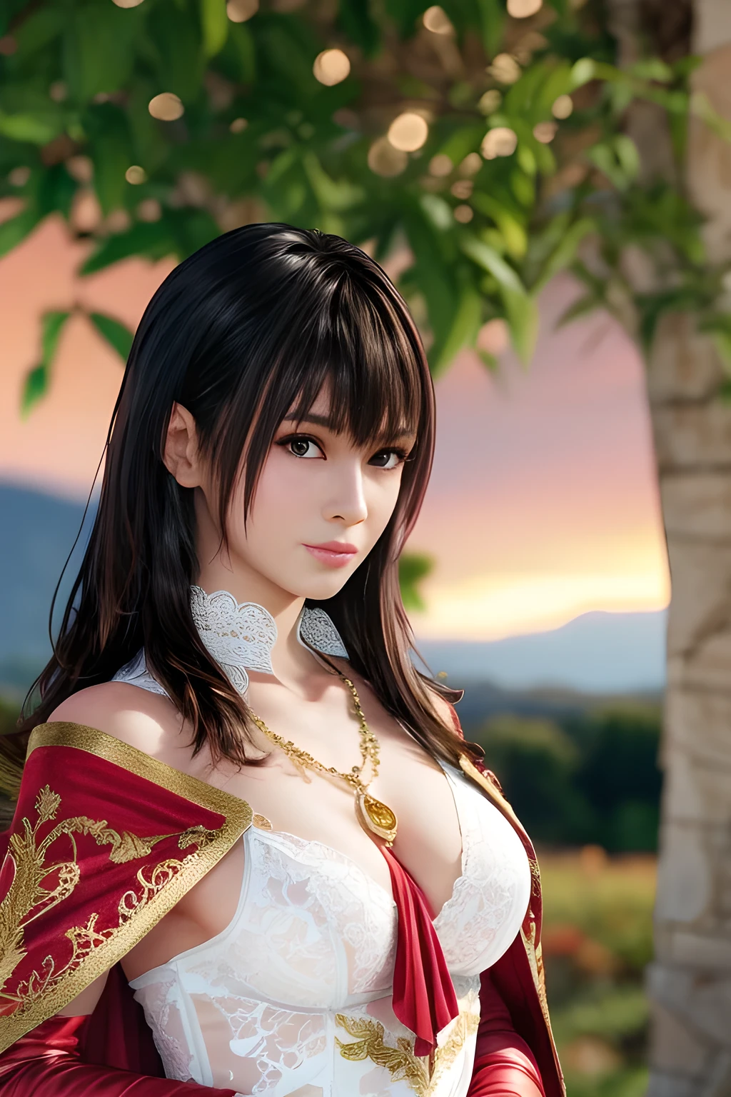 closed mouth, sash, serious, solo, (masterpiece, best quality, extremely detailed 8k, ultra hd, ultra-detailed, highly detailed, highly realistic, photo realistic:1.3), (1girl:1.5), (beautiful realistic face, extremely detailed realistic face:1.3), (high detailed realistic natural bluesky hair, beautiful realistic hairstyle:1.3), Eye-Level Shot, (beautiful realistic eyes, high detailed realistic blue eyes, proportional eyes, realistic pupils, high detailed pupils:1.3), (high detailed realistic natural eyebrows), (high detailed realistic lips, beautiful realistic lips, pink lipsticks:1.3), (high proportional realistic breasts, realistic big breasts:1.4), (upper body from head to thighs, thick thighs, slender body:1.5), (clarity:1.1), highly detailed realistic skin, sharp focus, (no bra:1.4), outdoor, (RAW, analogue, Nikon Z 85mm ultra-wide angle lens, award-winning glamour photograph, subsurface scattering, radiant light rays, high-res, detailed facial features, smooth, aesthetic, extremely detailed, (extremely detailed eyes, extremely detailed iris, extremely detailed pupils), extremely detailed hair, extremely detailed skin, extremely detailed clothes, octane render, photorealistic, realistic, post-processing, max detail, realistic shadows, roughness, natural skin texture, real life, ultra-realistic, photorealism, photography, 8k UHD, photography, hdr, elegant, stunning, beautiful, gorgeous), illustration, stencil, [(colorful explosion psychedelic paint colors:1.21)::0.2], colorful,