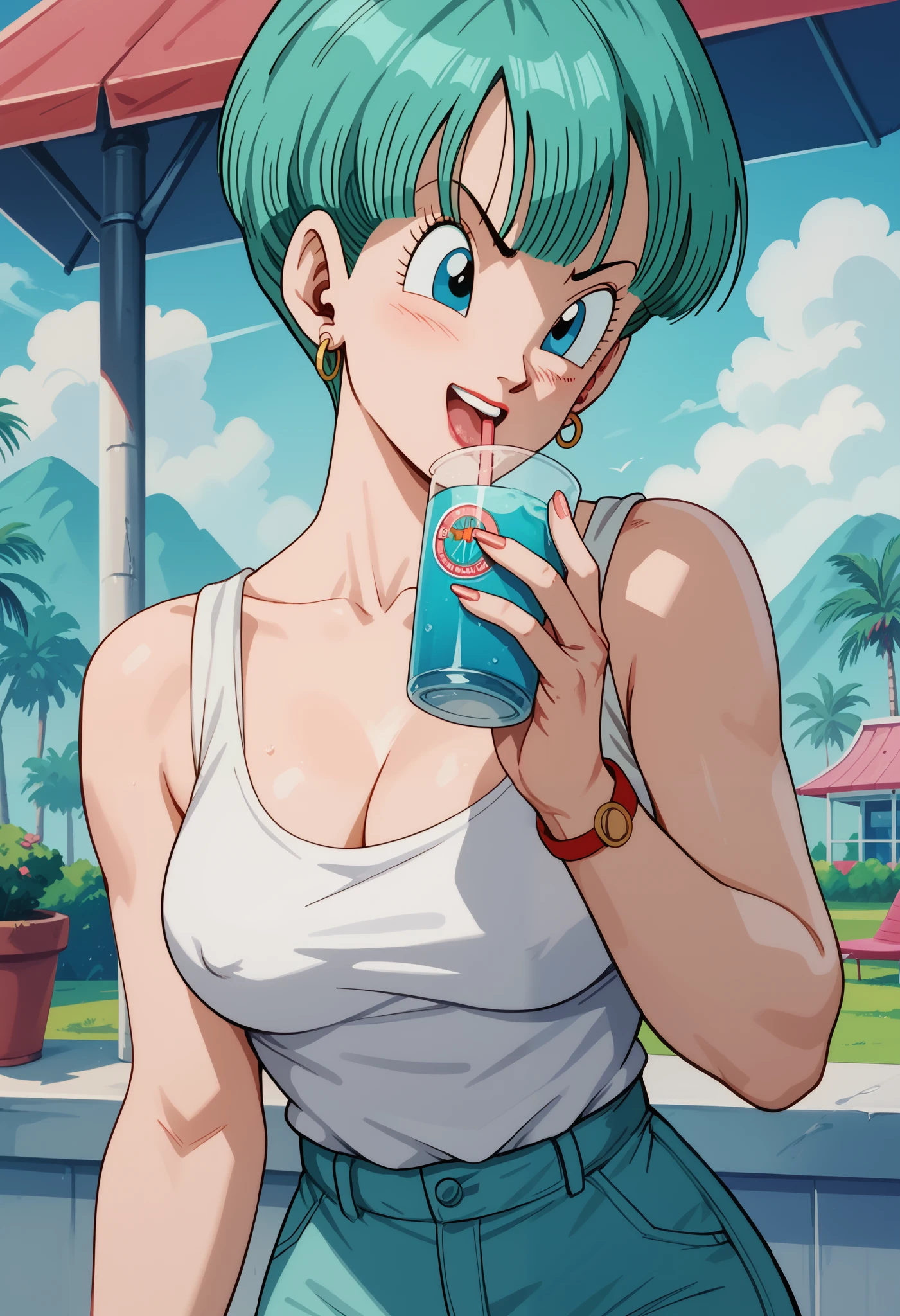 Bulma sensual, Corporação Capsula, hair, ultra detailed