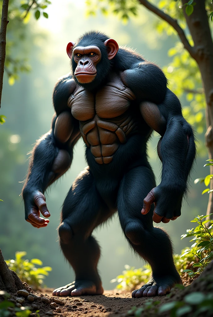 Man who looks like a monkey