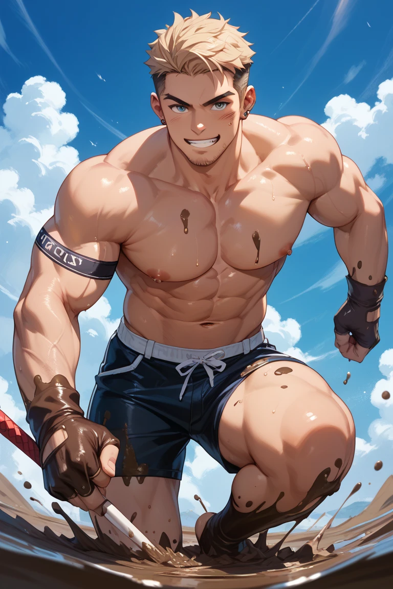 Tied up　string　torture　Fight　Young people　Swimwear　male　muscle　Thin legs　Embarrassing　pull　suffer
