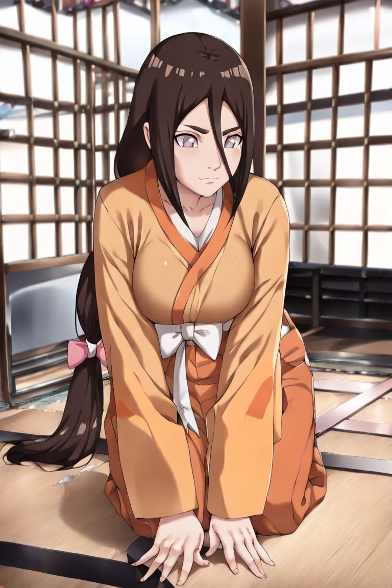 Hanabi hyuga sexual long hair tall beautiful super realistic and well detailed