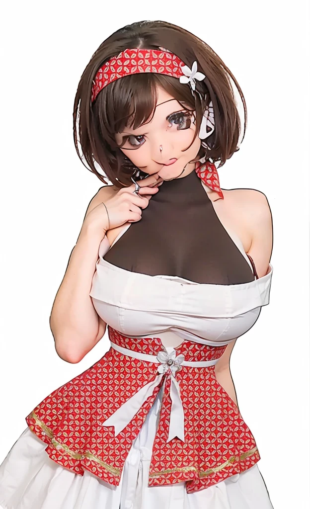 (((Masterpiece))),(((Super Detail))),(((in 8K))),(((best composition))),(((Rim lighting,Fireglow effect,deep shadow))),solo,(Hatsune Miku:1.0),Beautiful fingers,Detailed finger features,(Detailed hair features:1.7),(Dynamic and sexy bending pose:1.3),detailed facial features,detailed clothes features, (perky chest:1.1), (pointed chest:1.3), delicate beautiful face, Bright blue eyes, cute eyes, sparkling eyes, Big eyes, beautiful detailed eyes,double bun with glittering hair ornament,(super detailed glossy skin:1.3),slender body,tits,goddess smile,((with sparkling eyes and a contagious smile)),beautiful posture,have a cup of coffee,black hair, red eyes, dress, bare shoulders, jewelry, collarbone, sidelocks, hairband, earrings, indoors, off shoulder, sweater, arms behind back, plant, short hair with long locks, white hairband, off-shoulder dress, sweater dress, off-shoulder sweater, red sweater, big side hair, very long side hair,(super delicate floral pattern:1.2),seductive cleavage:1.3,beautiful glossy legs,shiny red high heels,lifting dishes with cakesd,french restaurant,hustle and bustle,rising steam,(((depth of fields)))