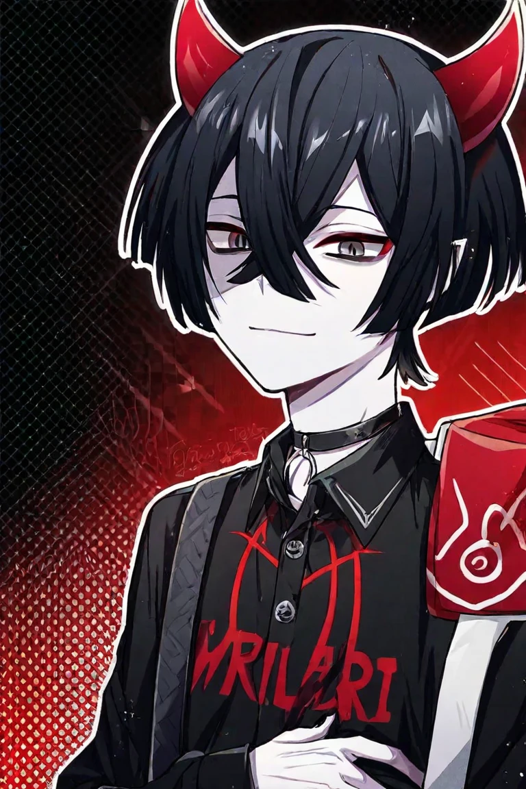 death, despair, boy, an aristocrat, laughter, blood stain, scull, crimson sky, sinister, destruction, desolation