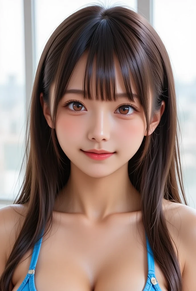 top-quality、(((cowboy  shot)))、((Facing straight ahead))、((Front Angle))、Bust Focus、Soft light、(depth of fields)、超A high resolution、(Photorealsitic:1.4)、Raw photography、Ambient Occlusion、((17 age))、((a small face))、ren、1girl in, Swollen eyes、(Dark blonde hair：1)独奏, (A smile:1.2), (Brown-eyed,catchlight), Fine skin, The bikini、(excellent、​masterpiece)、1girl in、Good looking pose、beautidful eyes、Harmonious facial features、photo photo、​masterpiece, The highest image quality, hightquality, beautiful a girl, japanes, Japan schoolgirl, detaileds, A detailed eye, Detailed skin, Beautiful skins, 超A high resolution, (Realistis:1.4)、Beautiful skins, (Dark blonde hair:1)、Longhaire、Pattsun bangs、 (A hyper-realistic), (illustratio), (hight resolution), (8K), (ighly detailed), (The best illustrations), (beautifully detailed eyes), (ultra-detailliert), (wall-paper), (详细的脸), looking at the viewers, finely detail、A detailed face、pureerosfaceace_v1、A smile、((Opening Mouth：1.2))、((Show your teeth and smile))、Looking straight ahead、Looking straight ahead、angle from waist up、photos realistic、Bright lighting、profetional lighting、17 age、