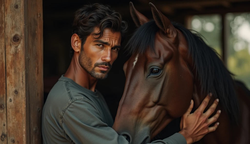 Man having sex with horse