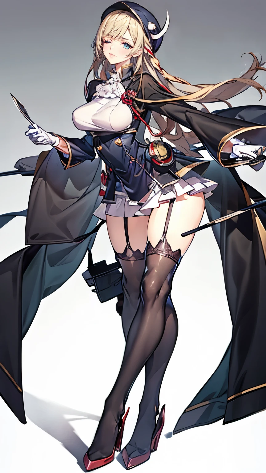 NSFW,masterpiece,Highest quality,High resolution,Very detailed,Helena Blavatsky\(Fate/grandorder\)、Purple Hair、short hair、(Purple eyes:1.1)、Shoulder Bare、belt、beret、ribbon、- Detachable collar、Removable sleeves、hat、leotard、紫色のhat、紫色のleotard、赤いbelt、白いribbon、White sleeves、
