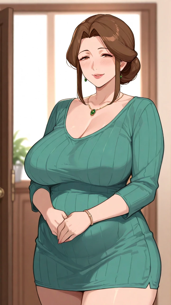 anime-oc-milf-mommy-mature-woman-wife-charismatic-wearing-pijama