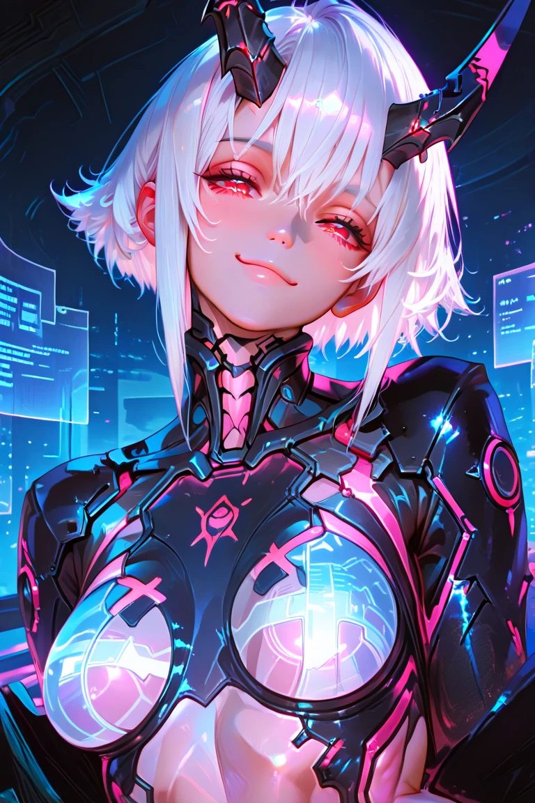 Cyberpunk Girl, Digital Cyberpunk Art, (Digital Cyberpunk Art), Ultra high definition、masterpiece、correct、Anatomically correct、Textured skin、Very detailed、High detail、high quality、最high quality、High resolution、8K、Raw photo、whole body、Beautiful Teenage Woman、One Japanese woman、Big beautiful eyes、Medium chest、Cyborg Geisha、Cyborg Girl、Flower Street、walk