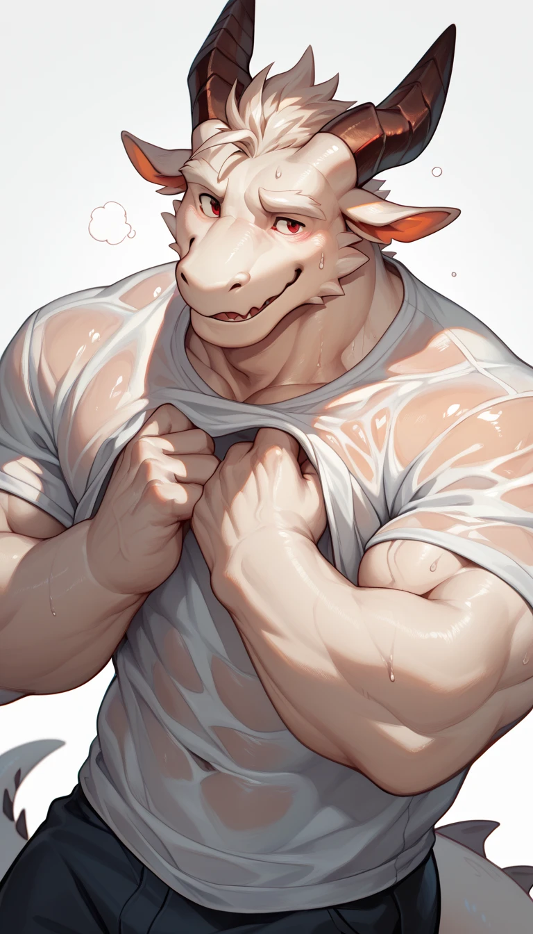 goat-headed man with erect penis