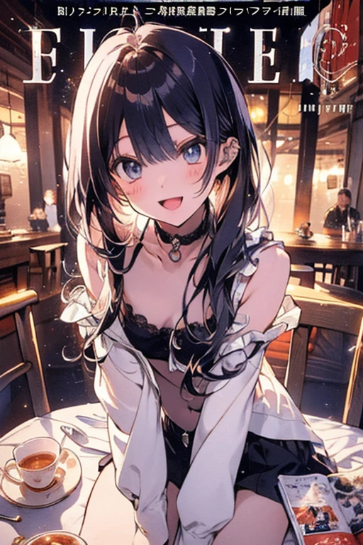 ((​masterpiece))、((top-quality))、Full body wide angle、(独奏)、manhattan-cafe,manhattan-cafe(Racing Wear),、White ahoge, (Long Black Hair)、long black bangs passing between the eyes,,,,,,,,、Black-haired horse ears、Horse tail、Yellow eyes without highlights、((((flat chest))))、(((White Bikini)))、(((White shirt)))、((the ocean at night))、((night sandy beach))、Moonlight、