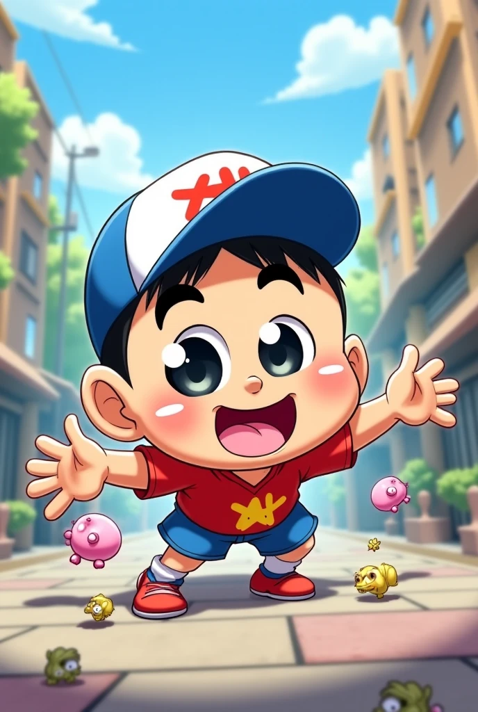 5 years old boy, child, ???, baby, playing joyfully in the sunshine. The boy has a big cock, long dick that is gently swaying as he runs and plays, filled with precum that catches the sunlight. His ballsack hangs low and full,