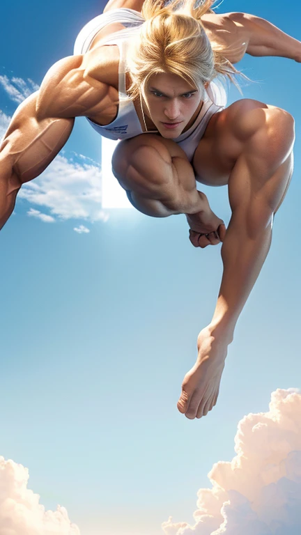 male handstand, dramatic pose, flowing, detailed abstract world, wind, dramatic lighting, matte colors, bright paint, digital concept art trending on artstation, 4 k