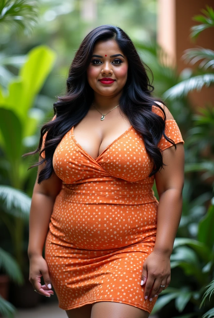 Meenakshi Seshadri,(RAW, analog style)), face, extremely detailed full body color photo of a 25 y.o girl, beautiful face, beautiful eyes, ((small nose)), big natural lips, ((fabric dress)), big breasts with bra, slim body, outdoor, trees, ((film grain, skin details, high detailed skin texture, 8k hdr, dslr)), dark red lips, dark red lips, black, actress 25-28yo, Hema Malini, natural big lips, healthy body, chubby body color shorts, indian women, indian model, actress, indian 25-28yo, Meenakshi Seshadri, healthy, smart woman, beautiful, long hair, sparking daydreaming eyes, bubbly, fat sexy figure, a