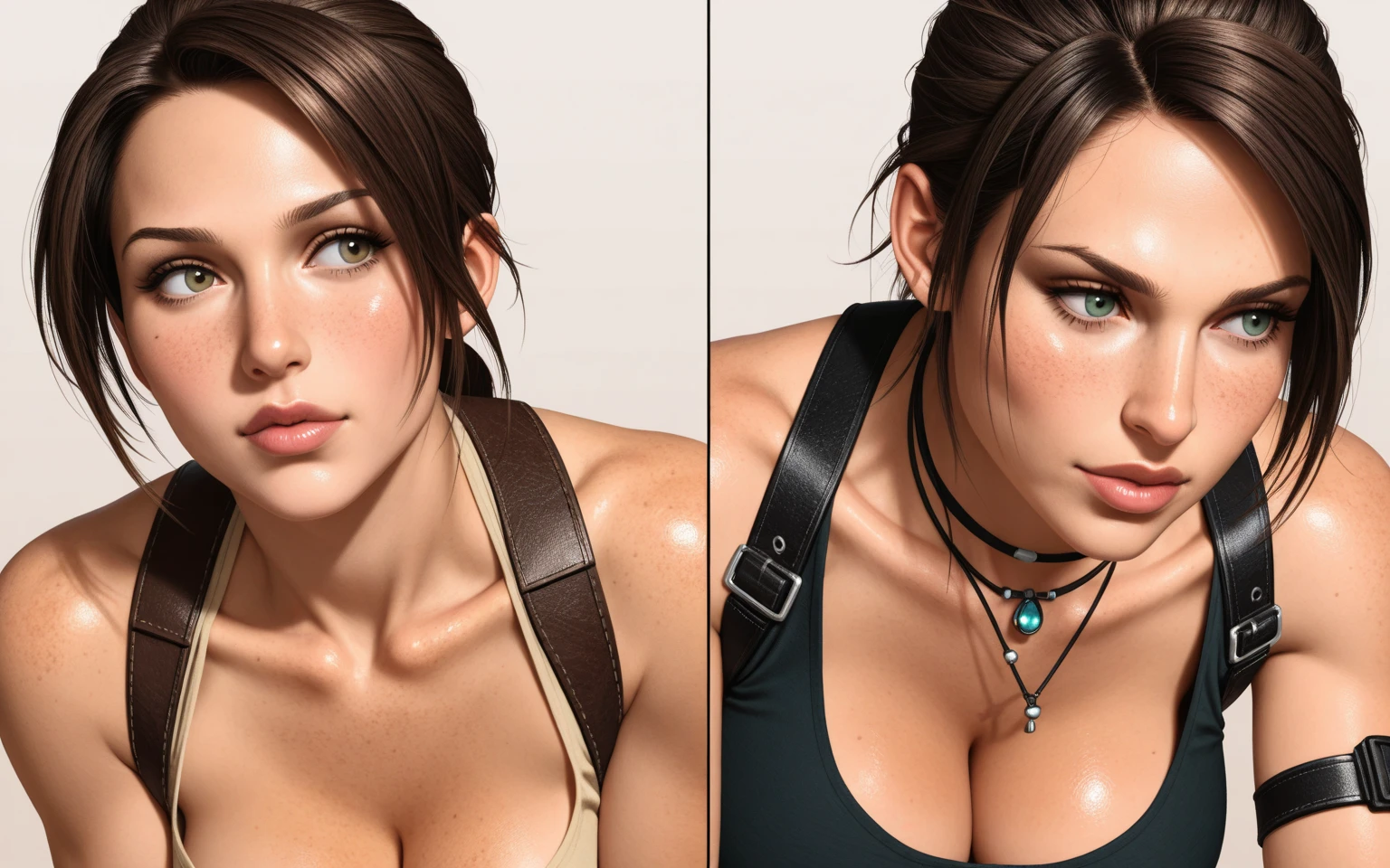 (((lara croft)))8k,(((de tomb rider)))(((Cabellocon trenza)))((Portrait photo of a young girl)((( se ve como render 3d)))(((tiene short y playera ajustada )))(((Amazing tits)))caliente, hermosa,((Hornie)),(((viste short)))((tiene tetas perfectas)))8k, hiperrealista todo como un motor irreal trazado de rayos render ((estilo humano hiperealista)),(((Empty dark background))). hiperrealista todo como un motor irreal trazado de rayos render estilo humano realista ,(((Empty dark background)))., Suavemente iluminado, Intimo exquisito detalle, foco nítido, intrincadamente detallado, rewarded photography, small-catchlight, bajo contraste, alta nitidez, facial-symmetry, profundidad de campo, cinematic background, Renderizado del motor irreal, Imagen central, dream-like, Suavemente iluminado, intimo, imagen de cuerpo completo ,cuerpo completo,((tetona)),((piernas torneadas)) perfecto ecchi, hDRI