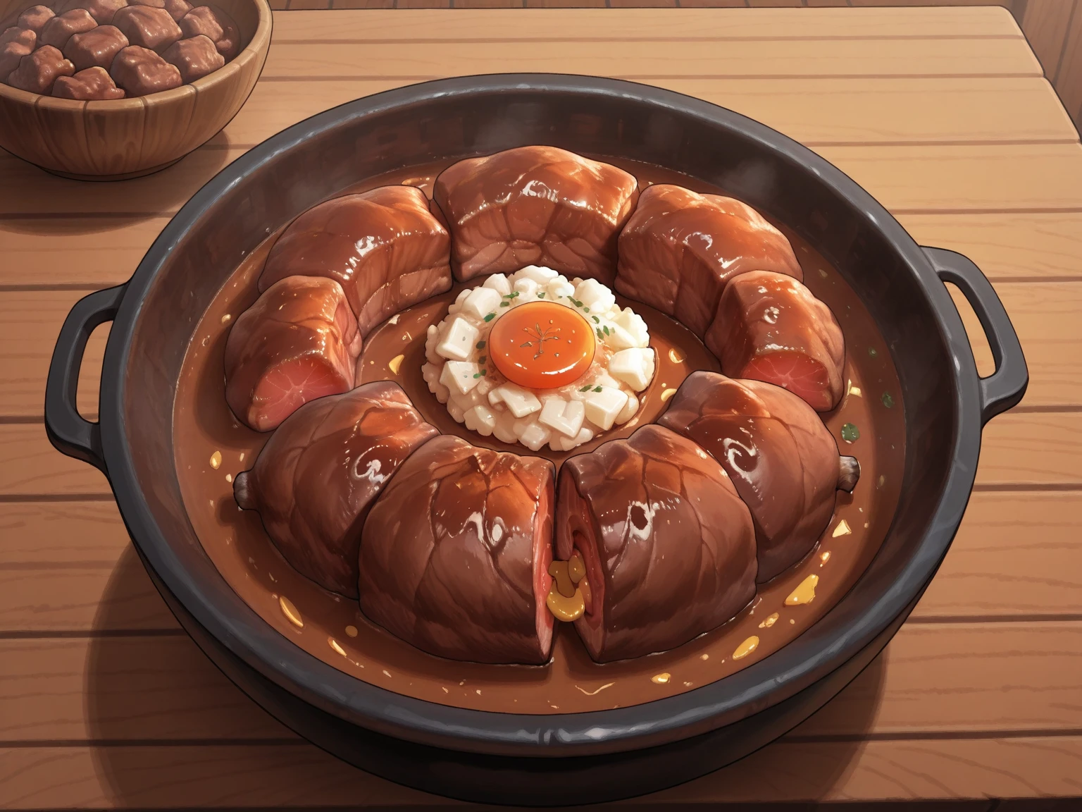 beautiful detailed cocoa beans, detailed wooden table, detailed chocolate, warmly lit interior, cartoon style, photorealistic, 8k, high quality, vibrant colors, rich textures, soft lighting, ambient glow, cozy atmosphere, wooden floor, natural lighting, organic shapes, playful composition, delightful mood