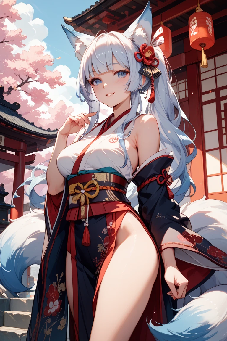 (best quality, masterpiece), 1 girl, centaur, It takes, White skin, Japanese  , exposing the abdomen,belly button t-shirt, beautiful girl perfect wolf photo, perfect wolf photo