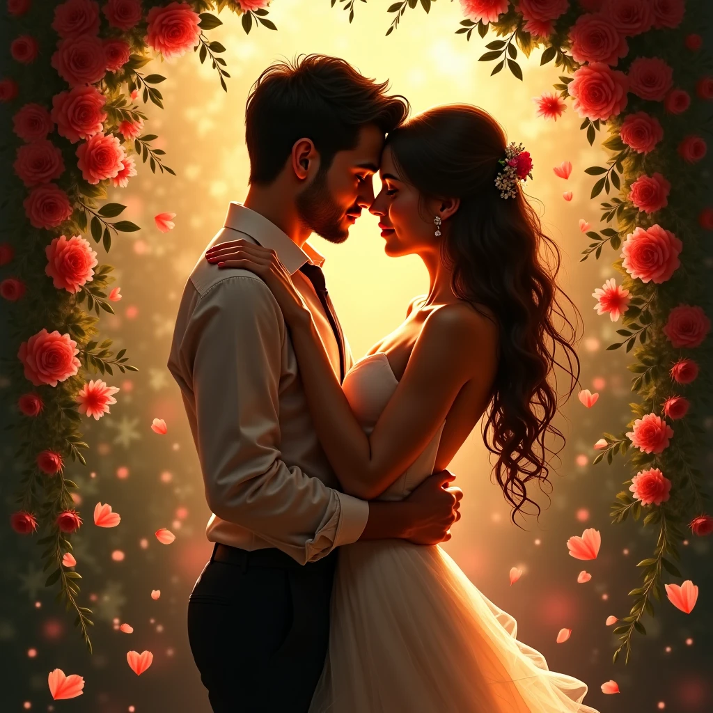 Adelaida and Alexander written in a beautiful heart with beautiful letters and  