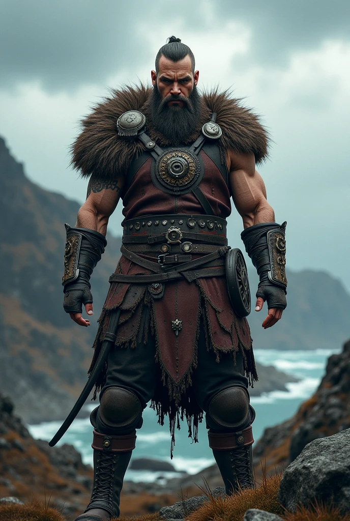 Vikings warrior braids hairstyle