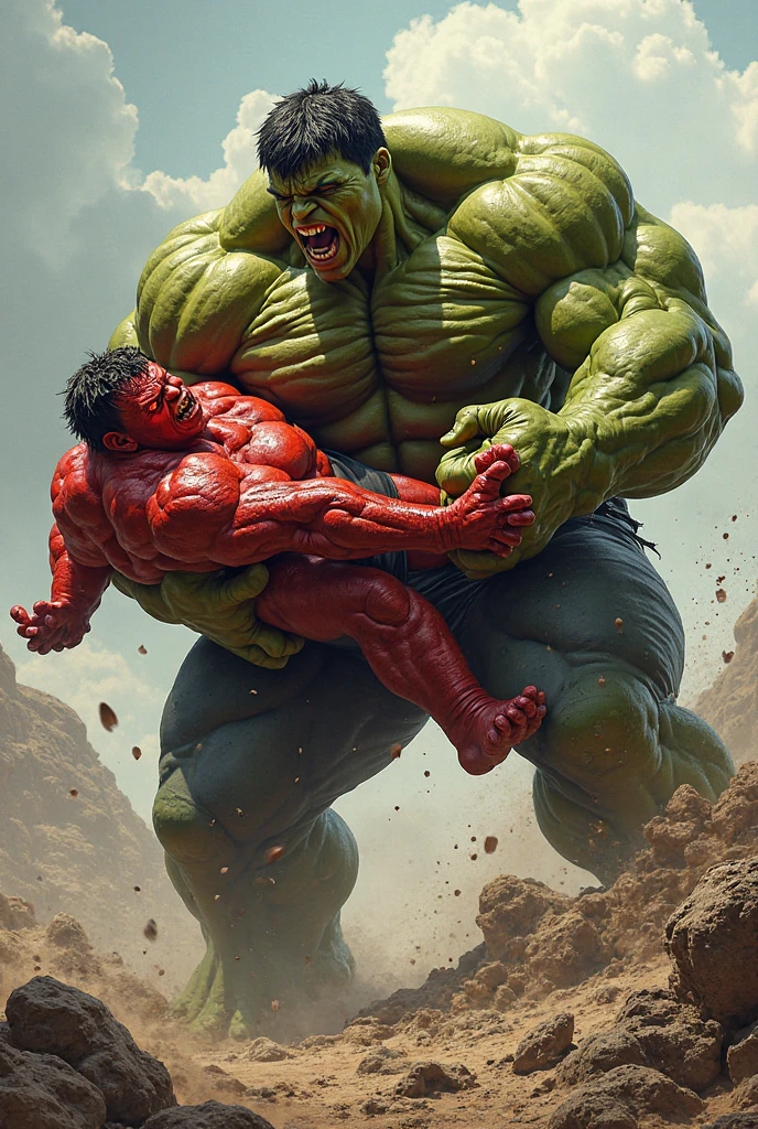 HULK WITH THE GREEN BODY, WEARING A WHITE Jiu Jitsu KIMONO WITH BOTH LONG AND RIPPED ARM SLEEVES , long and RIPPED pants , black Belt, GIANT MUSCULAR, fully body, drawing style, white background, PRATICANDO JIU JITSU, EXECUTING ARM LOCK ON IRON MAN