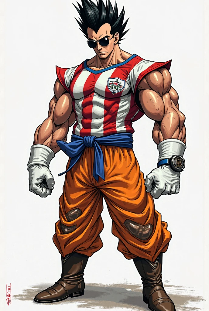 Realistic 12 yo muscular white boy with red hair and freckles wearing a little league baseball uniform and tennis shoes flexing his muscles as massive chest pecs tear open shirt wearing black leather belt tight around waist with glowing lightning bolts shooting from outside the diamond shaped belt buckle.