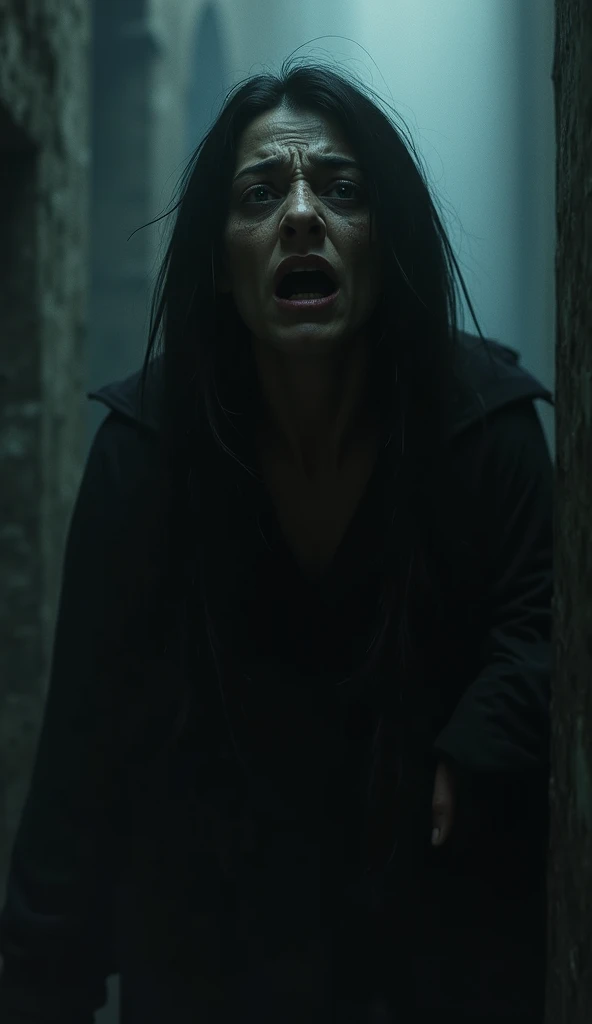 Human screaming horror style 