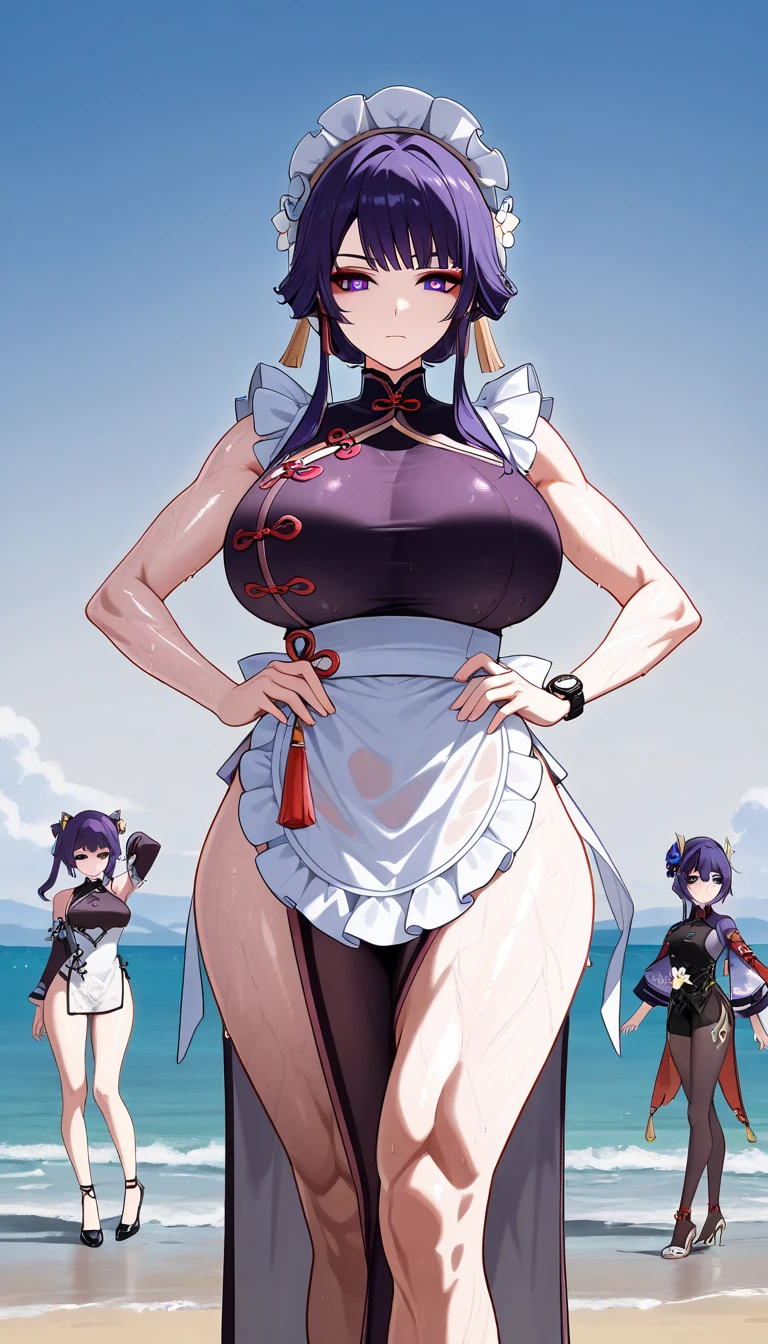 2d, tmasterpiece, best qualtiy, anime big breast, highly detailed eye, Highly detailed face, highly detailed back ground, perfect litthing, cowboy lens, 1girll, solo, standing on your feet, beachside,Bikini style,huge boob,hu tao\(genshin impact\), pupils in symbol shapes, flower shaped pupils, Hats, red flower, red eyes, SakuraNS, ((big belly, massive belly, chubby, giant belly)), shocked, open mouth, (hands behind head:1.4), (solo:1.5)