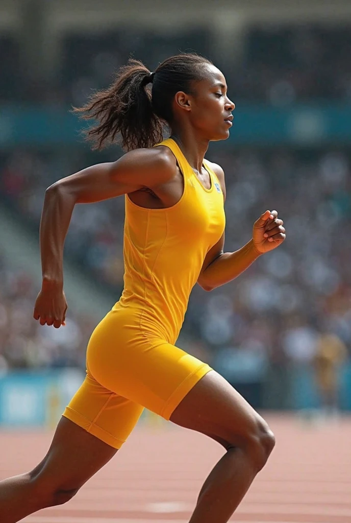 beautiful mature african college girl, in track outfit, outside on track field, ((slim, petite)), photorealistic, photo, masterpiece, realistic, realism, photorealism, high contrast, photorealistic digital art trending on Artstation 8k HD high definition detailed realistic, detailed, skin texture, hyper detailed, realistic skin texture, armature, best quality, ultra high res, (photorealistic:1.4),, high resolution, detailed, raw photo, sharp re, by lee jeffries nikon d850 film stock photograph 4 kodak portra 400 camera f1.6 lens rich colors hyper realistic lifelike texture dramatic lighting unrealengine trending on artstation cinestill 800,