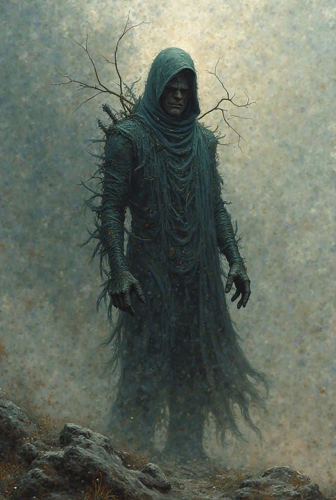 arafed image of a creepy tree with a full satern in the background, poster art inspired by Bernie Wrightson, deviantart, Iron maiden art art, scary detailed art in color, treebeard, elegant horror artwork, detailed cover artwork, detailed 4k horror artwork, highly detailed dark art, beksinski and dan mumford, horror artwork, aaron horkey, horror art