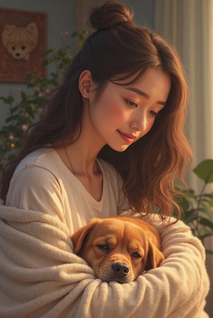Surrealism, high detail, movie lighting, Ray tracing, perspective, Shoot at eye level, ultra high definition, masterpiece, textured skin, 4K, Best quality A middle-aged Chinese man hugs a camel's neck