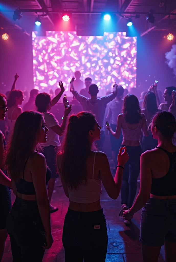 Freshers poster in disco theme