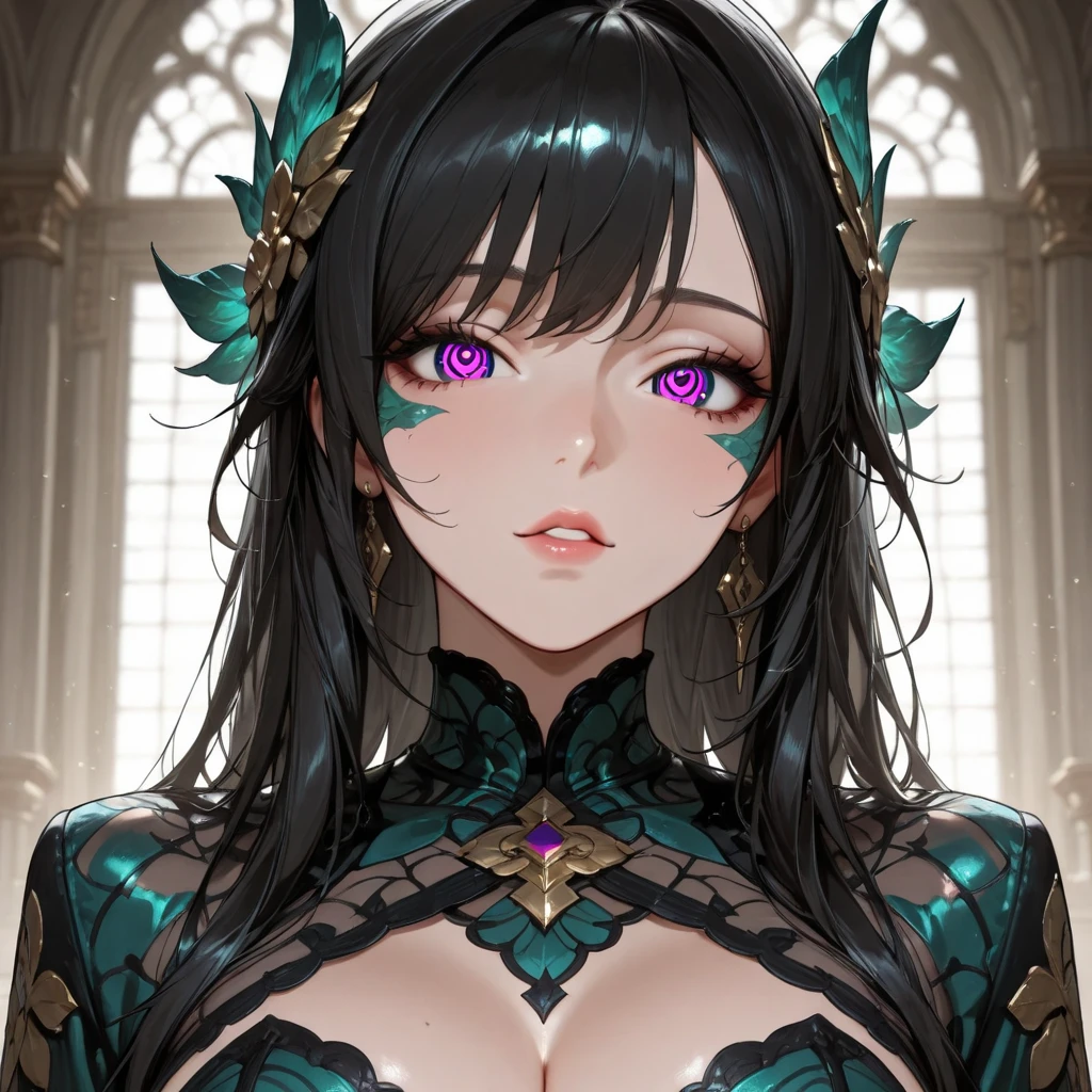 ((Best Quality)), (Realistic), Medusa, Upper body, Hair made up of countless snakes, Green eyes, Female face, Metal lingerie, Art Station Trend, Clear Focus, Studio Shot, Intricate Detail, Highly Detailed, Highly Detailed, Detailed Eyes, Illustration, Highly Detailed, Sharp Focus, Digital Rendering, Professional, 4k --auto --s2