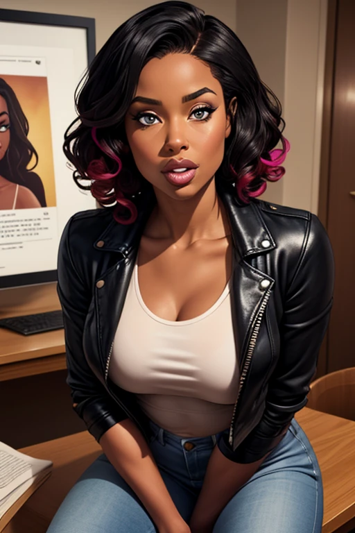 Prompts
Copiar prompts
((best quality)), ((Artwork)), (detailded), high qualiy, best quality, black, drapery, Africana, long, curly hair with, breast out, beautiful strong woman, olhos detaildeds, pleasant smells, 18 year old girl, lush ass short leather mini skirt, open leather jacket, breast out aparecendo, thick eyebrow, beautiful and soft makeup, earrings, Fine gold cord, very big nipples, dark nipples, hairy nipples, moana, gorda, on all fours in bed, confrontation, facial expression with shy crying
