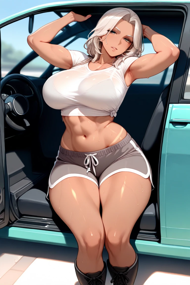 Énormous gigantic boobs , wide waist , thin belly, curvy,