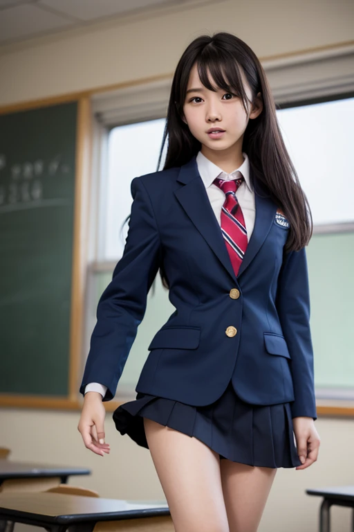 Popular school anime girl