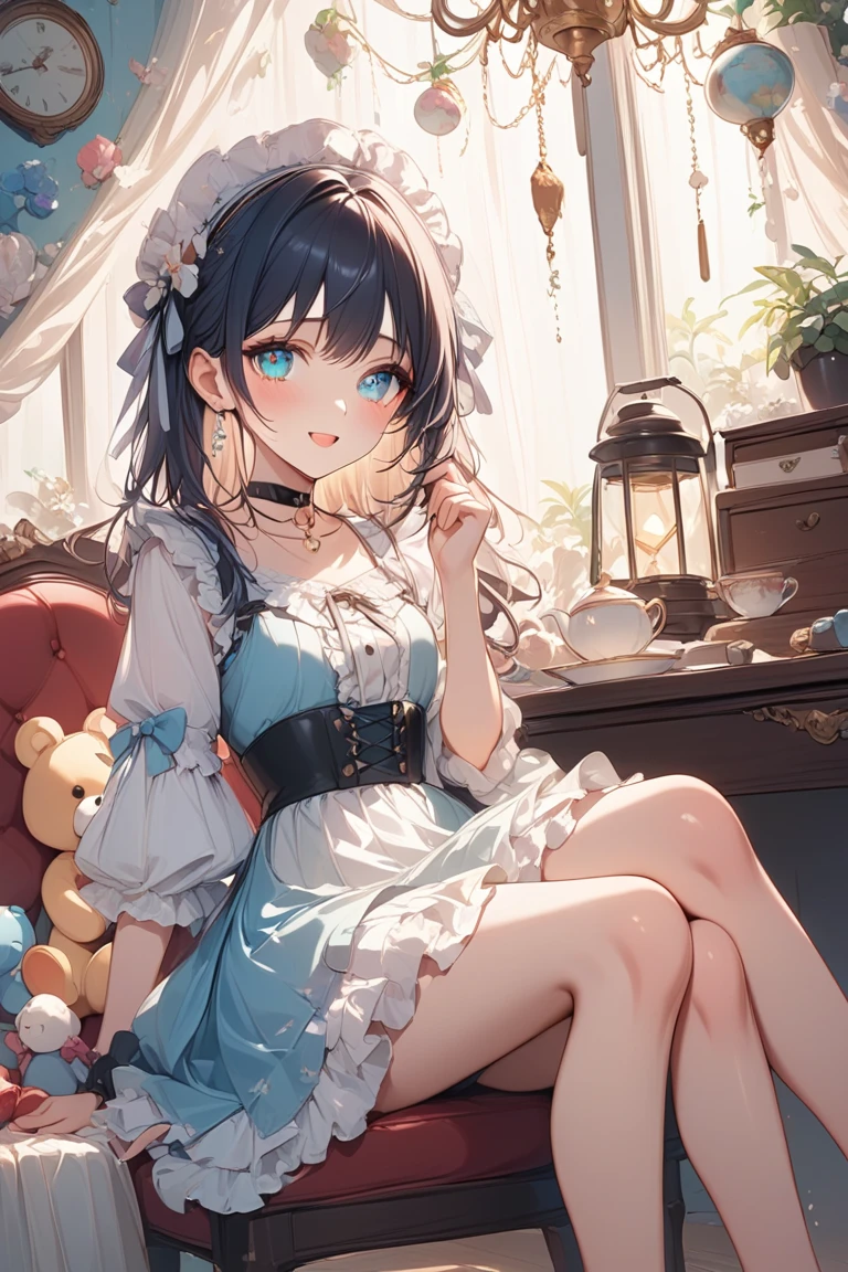 Photorealistic,(whole body, legs and 靴 visible: 1.2)) , (masterpiece,Highest quality:1.4),(8k,RAW Photos,Photorealistic:1.2),Not safe at work, Detailed skin,Detailed face,One person,Princess,Alice in Wonderland,Cute Face, Super Resolution,Retro and realistic detail illustration,,{{{Elaborate,Complicated,wonderful,delicately,extraordinary,Scrupulous,point,Unbelievably,Obsessed,craftsman's,subtle,celebrity,Skillful,Vibrant, Vivid, Complex}}}, Clearly at the edge of focus, fresh natural gradation, Highest quality, wonderful品質, so beautiful, Absurd, Pub Sadness, ((yellow, Checkerboard, Frillsの, yellow layered, mini skirt,Overskirt)), ((白いFrillsエプロン)),((shiny Wavy Hair)), crown, Ankle boots, Under the skirt, dress, (((Jumping))), Lift your legs, (Frillsの shirt), ゴシックdress, hair band, Short sleeve, Bow hair, Happy, ;p, Medium Bob, (Blonde), ((Wavy Hair)), shimmering eyes, blue eyes, ((yellow hair band)),(((White Frillsの Panties))), (((Skirt flip))), Laughter, blush, dress, Alice (Alice in Wonderland), (Cape), White Frillsの legwear, ((yellow the Bow)), Puff sleeves, Bans, Short sleeve, ((yellow bow ribbon)), Long Hair, (White Frillsの apron), (((tiara))), (((Holding a cute magic wand))). White Frillsの legwear, Frills, yellow ゴシックdress,: q, ((Heart Necklace)), ((ring)), masterpiece, Highest quality, Not safe at work, , child, 14, Braided bangs, Arm Garters, Baby Face ,Eyes sparkling, Flat Chest, it has been,it has beenii,pastel colour,(Wonderland Garden:1.3),imagine, ((Soap bubble)), Heart Background, (watercolor),