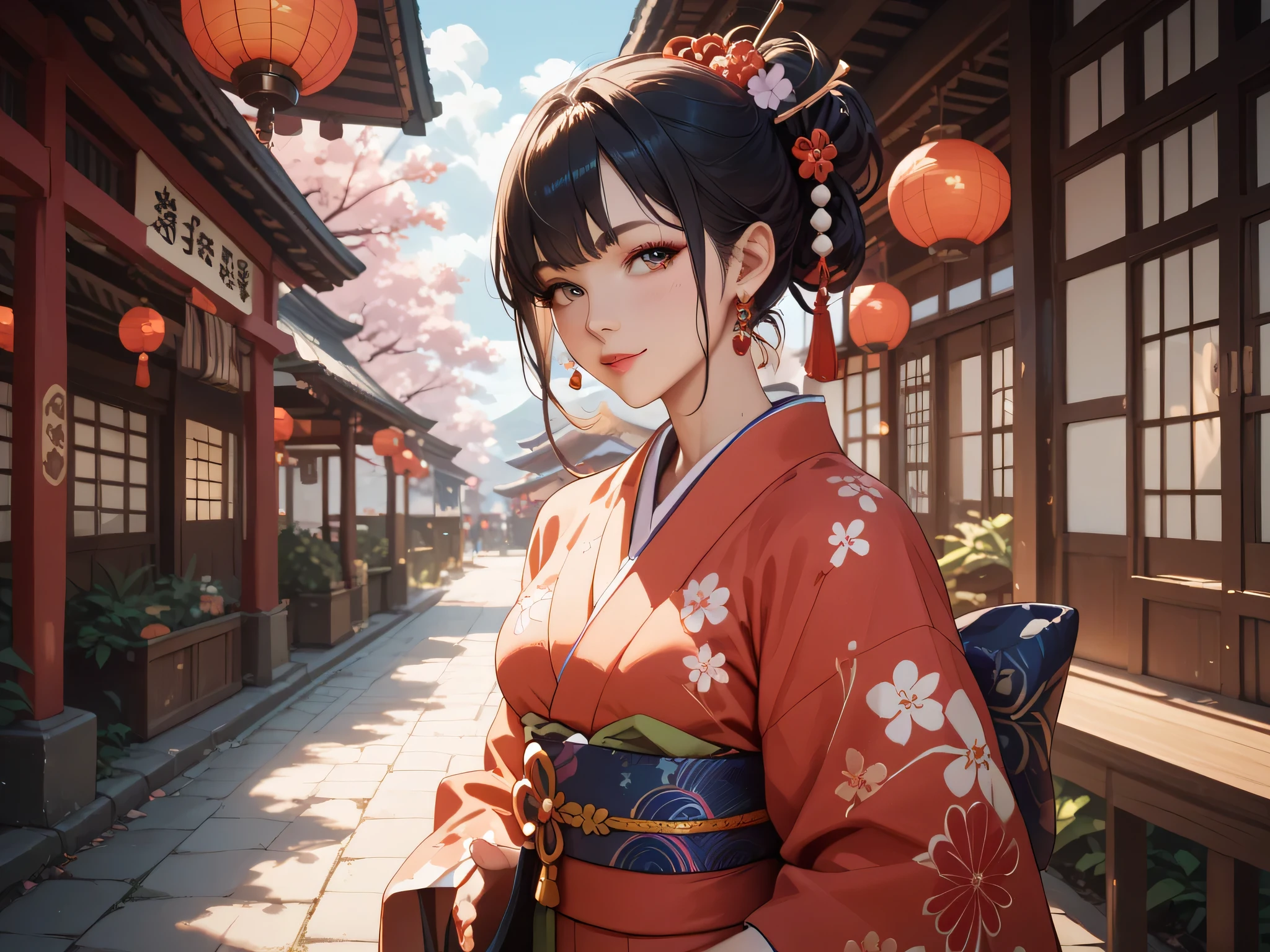 kimono japanese woman