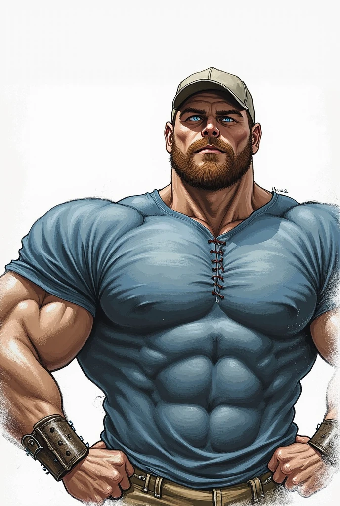 Marvel, A portrait full body photograph A tractive mid age heavy trucker-driver, bald Strong, muscular, hairy big belly bodybuilder, showing very hairy groin area, Realistic, Dynamic Lights, Old, Stubble, Full Shot, Trends on ArtStation, Trends on CGSociety, High Detail, Sharp Focus, Dramatic, Photorealistic Reality --auto --s2