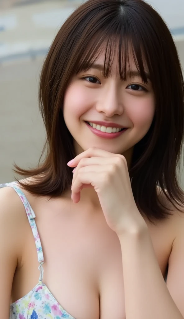 Top idols of Japan、Neru Nagahama'Sisters of、1 Girl, (Leaning forward、Sperm dripping from the vagina、The penis goes deep into the vagina.It feels so good I'Are crying、Half melted、Troubled eyebrows、heart.Hollow Eyes 、Pour a huge load of sperm into her vagina!、I'Having a baby、It feels so good... I'Tears flow、Realistic penis inserted into vagina、Hawaii Honeymoon、Couple'Activity、Ecstatic expression、Sex in a dimly lit room、{{{Drunk Eyes}}}、Drunk Eyes.Breathe in your face 、It'In the midst of chaos 、eyes half open.Sexual climax.how.greasy body.、luxury、luxuryなシングルバンヘアスタイル、Disheveled Hair、Wet Hair、Sweaty body、Messy Hair、{{{Vulgarity}}}、Grab your chest、Put your finger in your pussy、orgasm、Masturbation、Spread your legs wide、I started to take off my clothes.、During sex、Ample breasts:1.2), (RAW Photos, Highest quality), (Realistic, Realistic:1.4), Tabletop, Very delicate and beautiful, Very detailed, 2k wallpaper, wonderful, finely, Very detailed CG Unity 8K 壁紙, Very detailed, High resolution, Soft Light, Beautiful detailed girl, Very detailed目と顔, Beautiful and sophisticated nose, finelyて美しい目, Cinema Lighting,Perfect Anatomy, Slender body, Was nervous, Bedroom、Late Night、You can see the night view of the big city from the window...、
Straight semi-long hair, bangs, Looking at the audience, smile、
