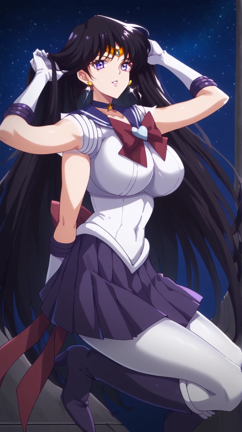 Suzuka Tsukimura、suzuka、"Magical Girl Lyrical Nanoha"、Purple Hair、long hair、hair band、Big Breasts、high school girl、Night Clan、White leotard、Sheer leotard、Sheer leotard、Wet and transparent、High leg leotard、Racy leotard、Feeling embarrassed、blush、Watery eye、Hands clasped behind back、Nipple erection（（（ＳＦＷ、sound、Highest quality、first-clasasterpiece、Normal body、8k、Detailed face、Ultra-precision、Normal hand、Normal finger、５Finger、Highest）））、、Tied up、Bondage、Chained、fear、ruins