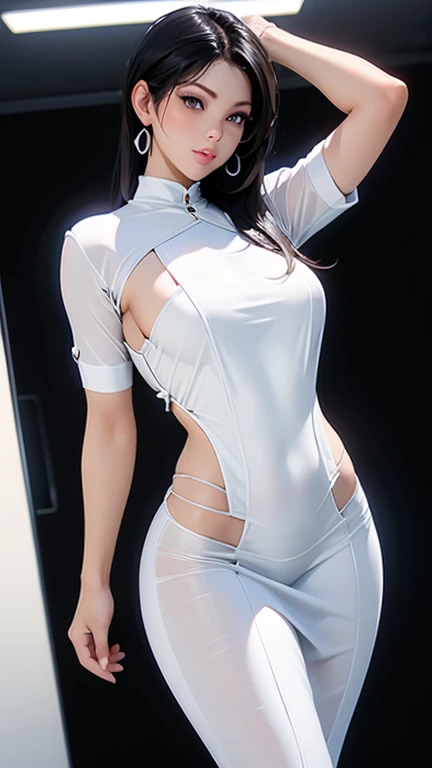 ((16K, masterpiece, RAW Photos, Highest quality,Ultra-high resolution, Realistic, Highly detailed CG integrated in 16K)), 8k, diamond,wallpaper, Written boundary depth,Beautiful Face:1.4,big, Beautiful double eyelids,Cinematic Light,Beautiful Face,(Detailed face),(slender and cute woman:1.4),(20-year-old:1.4),(With the same expression:1.4),close ~ eye,(Pause, Skin color, And the clothes remain the same.:1.4),Accurate anatomy:1.4,((nsdw,naked,Pussy))