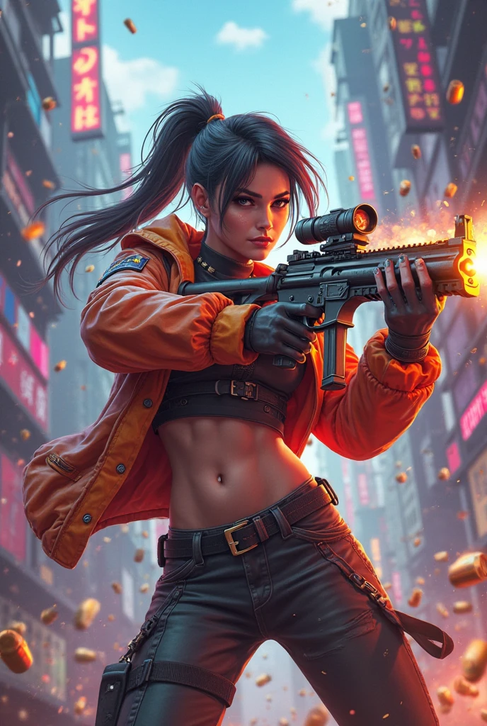 Here is your Free Fire thumbnail featuring a dynamic headshot scene with a new, stylish design.