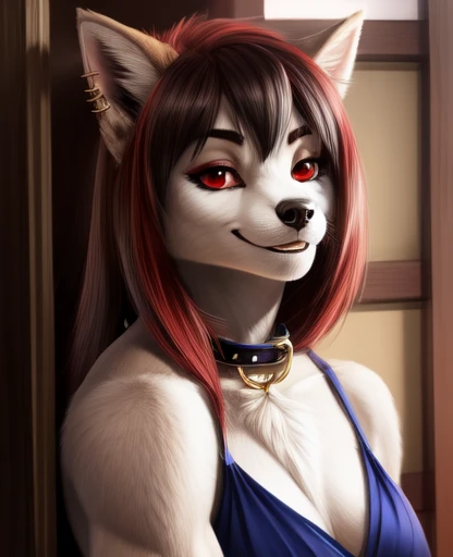 Anthro Furry Female,fluffy, two tones of hair, masterpiece, Best quality, ultra high resolution, Beautiful, Visually stunning,, masterpiece, Best quality, ultra high resolution, Beautiful, Visually stunning,, masterpiece, Best quality, ultra high resolution, Beautiful, Visually stunning,, masterpiece, Best quality, ultra high resolution, Beautiful, Visually stunning, in a short top